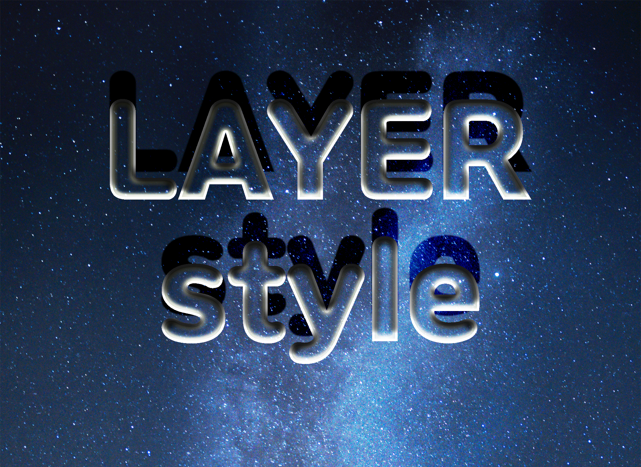 Layout style 효과